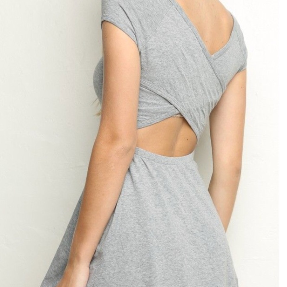 Grey dress from Brandy Melville